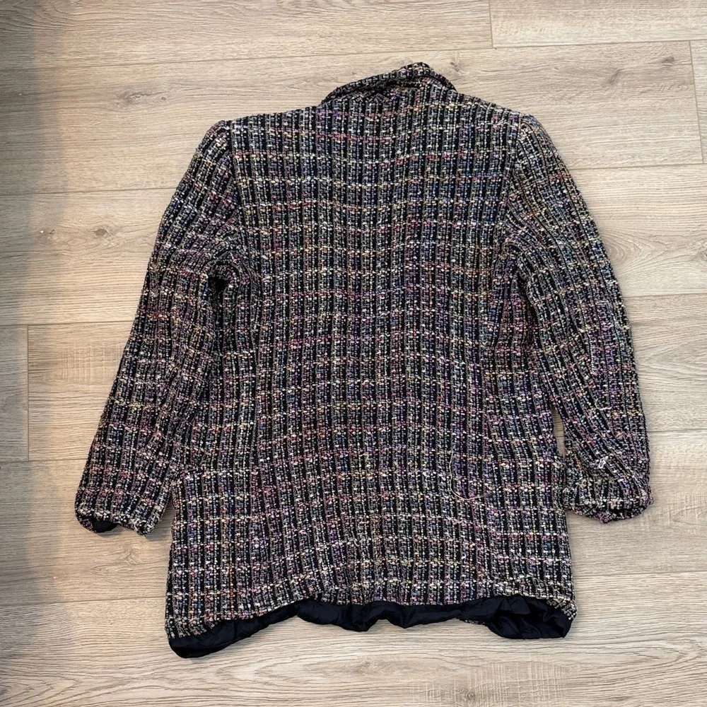 Vintage LBA Studio Tweed Blazer Jacket Size Small Classic Chic - Picture 10 of 10